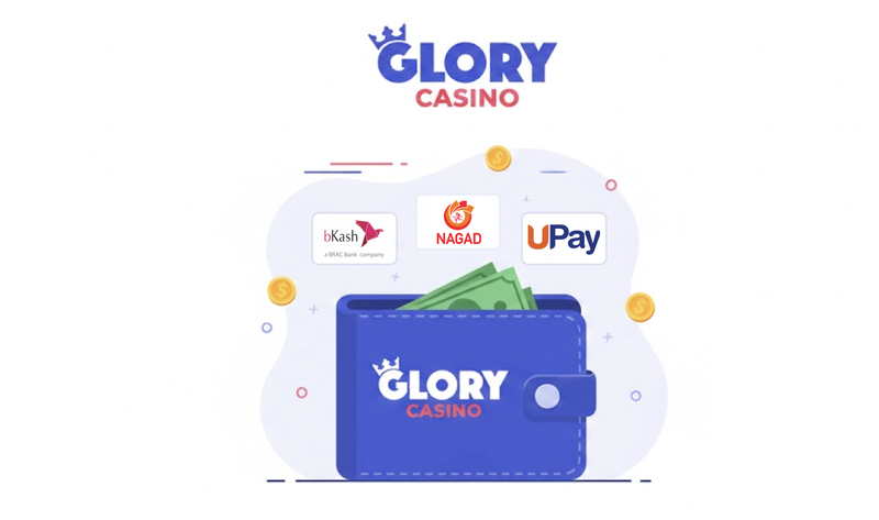 Payment methods for deposits at GloryCasino